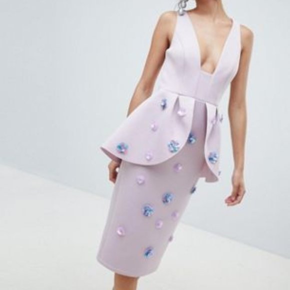asos scuba dress